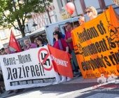 Kundgebung Rems-Murr Nazifrei - Impression der Veranstaltung aus Backnang