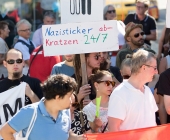 Kundgebung Rems-Murr Nazifrei - Impression der Veranstaltung aus Backnang