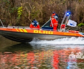 Personensuche durch Feuerwehr und DLRG Neckar Ludwigsburg