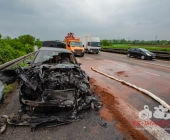 Pkw Brand auf der A81 bringt Berufsverkehr zum Erliegen