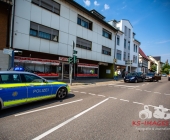 Nach Unfall Reanimation - Person verstorben - Steinheim Ludwigsburger Straße
