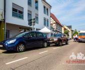 Nach Unfall Reanimation - Person verstorben - Steinheim Ludwigsburger Straße