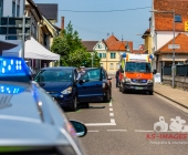 Nach Unfall Reanimation - Person verstorben - Steinheim Ludwigsburger Straße