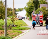 Landwirt sieht Jungen mit Fahrrad an seinen Strohballen - kurze Zeit später brennen 100 Ballen