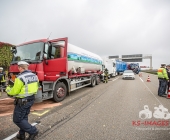LKW kracht ungebremst in Stauende - mehrere zum Teil Schwerverletzte