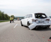 LKW verursacht schwerer Unfall auf der Autobahn 5 Verletzte ein Kind schwerstverletzt