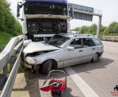 LKW verursacht schwerer Unfall auf der Autobahn 5 Verletzte ein Kind schwerstverletzt