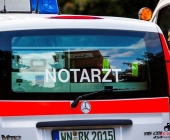 LKW bei Abladen mehrmals gekippt Feuerwehr rettet Fahrer