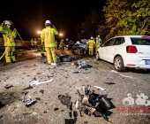 Mehrere PKW krachen in LKW - eingeklemmte und schwerverletzte Personen