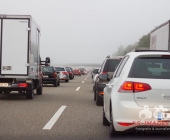 Stau-Wahnsinn A81 nach Unfall B10 Zuffenhausen - Impression von Pleidelsheim bis Zuffenhausen 1 Stunde und 7 min Fahrzeit in Bildern