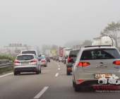 Stau-Wahnsinn A81 nach Unfall B10 Zuffenhausen - Impression von Pleidelsheim bis Zuffenhausen 1 Stunde und 7 min Fahrzeit in Bildern