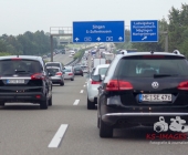 Stau-Wahnsinn A81 nach Unfall B10 Zuffenhausen - Impression von Pleidelsheim bis Zuffenhausen 1 Stunde und 7 min Fahrzeit in Bildern