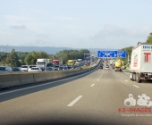 Stau-Wahnsinn A81 nach Unfall B10 Zuffenhausen - Impression von Pleidelsheim bis Zuffenhausen 1 Stunde und 7 min Fahrzeit in Bildern