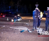 Fahranfänger eines Krad wird bei Unfall auf Kreuzung verletzt