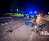 Fahranfänger eines Krad wird bei Unfall auf Kreuzung verletzt