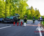 7 Verletzte nach Frontalkollision wegen tiefstehender Sonne