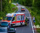 7 Verletzte nach Frontalkollision wegen tiefstehender Sonne