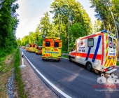 7 Verletzte nach Frontalkollision wegen tiefstehender Sonne