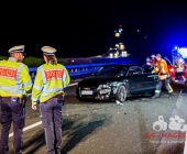 Schwerer Unfall auf der A81 bei Mundelsheim - Ersthelfer reanimieren Erfolgreich eine Person bis zum Eintreffen der Rettungskräfte