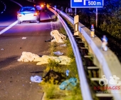 Schwerer Unfall auf der A81 bei Mundelsheim - Ersthelfer reanimieren Erfolgreich eine Person bis zum Eintreffen der Rettungskräfte