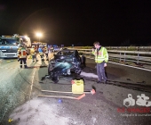 Schwerer Unfall auf der A81 bei Mundelsheim - Ersthelfer reanimieren Erfolgreich eine Person bis zum Eintreffen der Rettungskräfte