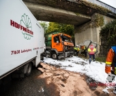 LKW krachen frontal ineinander - Aufprall so heftig das ein Fahrer verstirbt