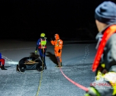 Übung Wasserrettung Person in Eis eingebrochen