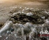 Übung Wasserrettung Person in Eis eingebrochen