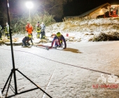 Übung Wasserrettung Person in Eis eingebrochen