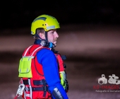 Übung Wasserrettung Person in Eis eingebrochen