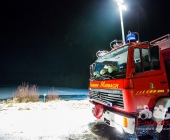 Übung Wasserrettung Person in Eis eingebrochen