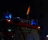 Wohnung ausgebrannt in Mehrfamilienhaus